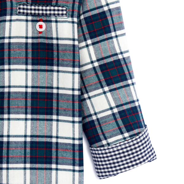 قميص مربعات دافئ، ولادي رُضع